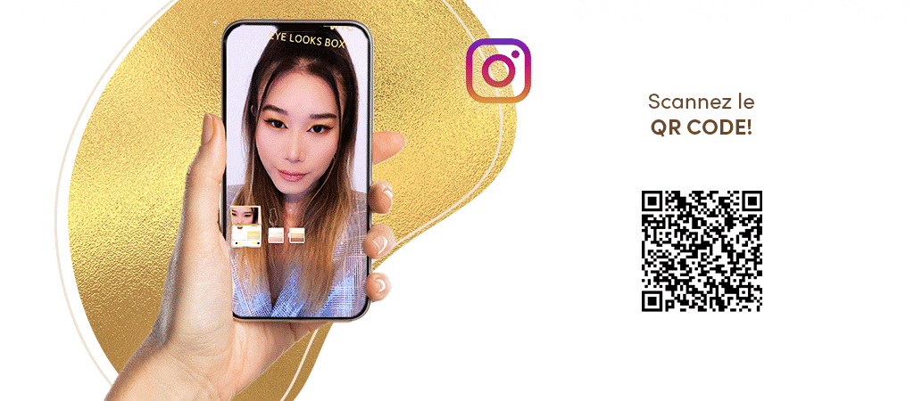 Instagram Make-up filter - scan QR code
