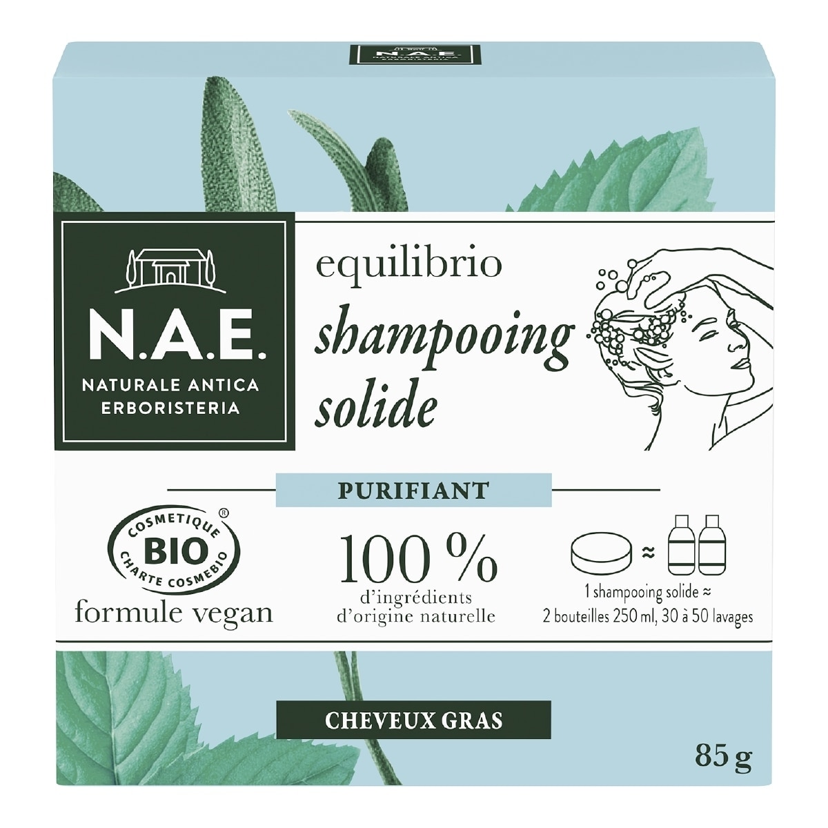 N.A.E. SHAMPOOING BIO Solide Purifiant