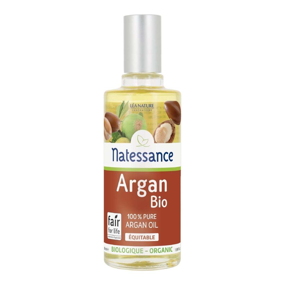 NATESSANCE
HUILES - FORMAT 50ML
Huile d'Argan bio équitable - 100% pure