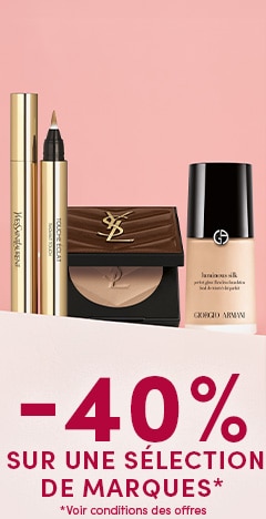-40% sur une sélection de marques