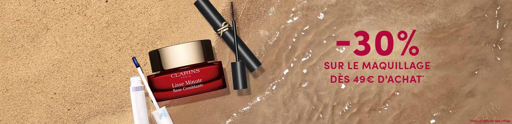 -30% sur le maquillage dès 49€ d&apos;achat