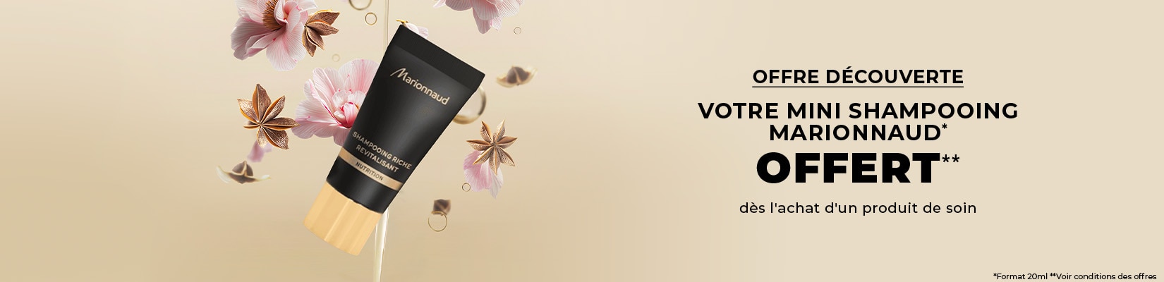 MINI SHAMPOING OFFERT