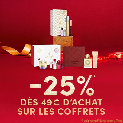 -25% dès 49€ d&apos;achat sur les coffrets