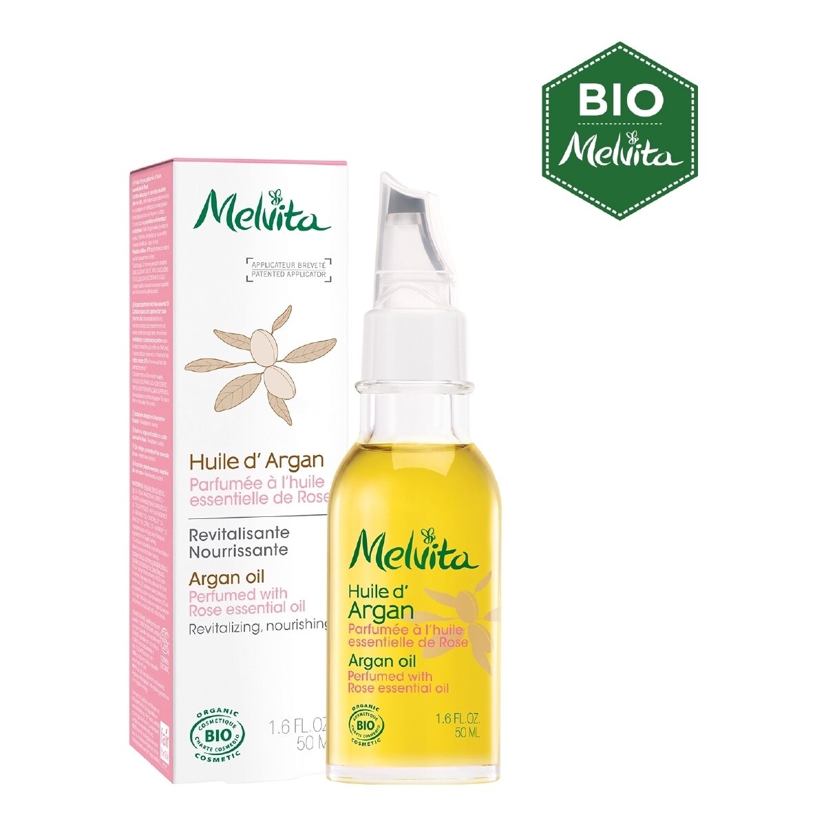 MELVITA
HUILES DE BEAUTE
Huile d'argan parfumée à la rose