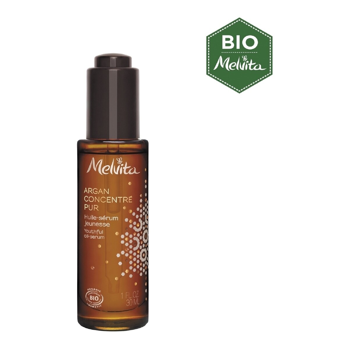 MELVITA
ARGAN CONCENTRE PUR
Serum huile jeunesse