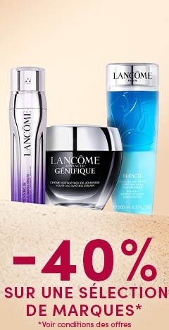 -40% sur une sélection de marques