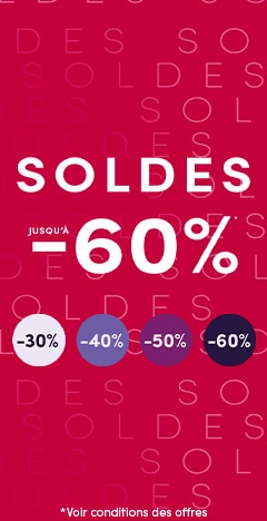 SOLDES JUSQU&apos;À -60% 