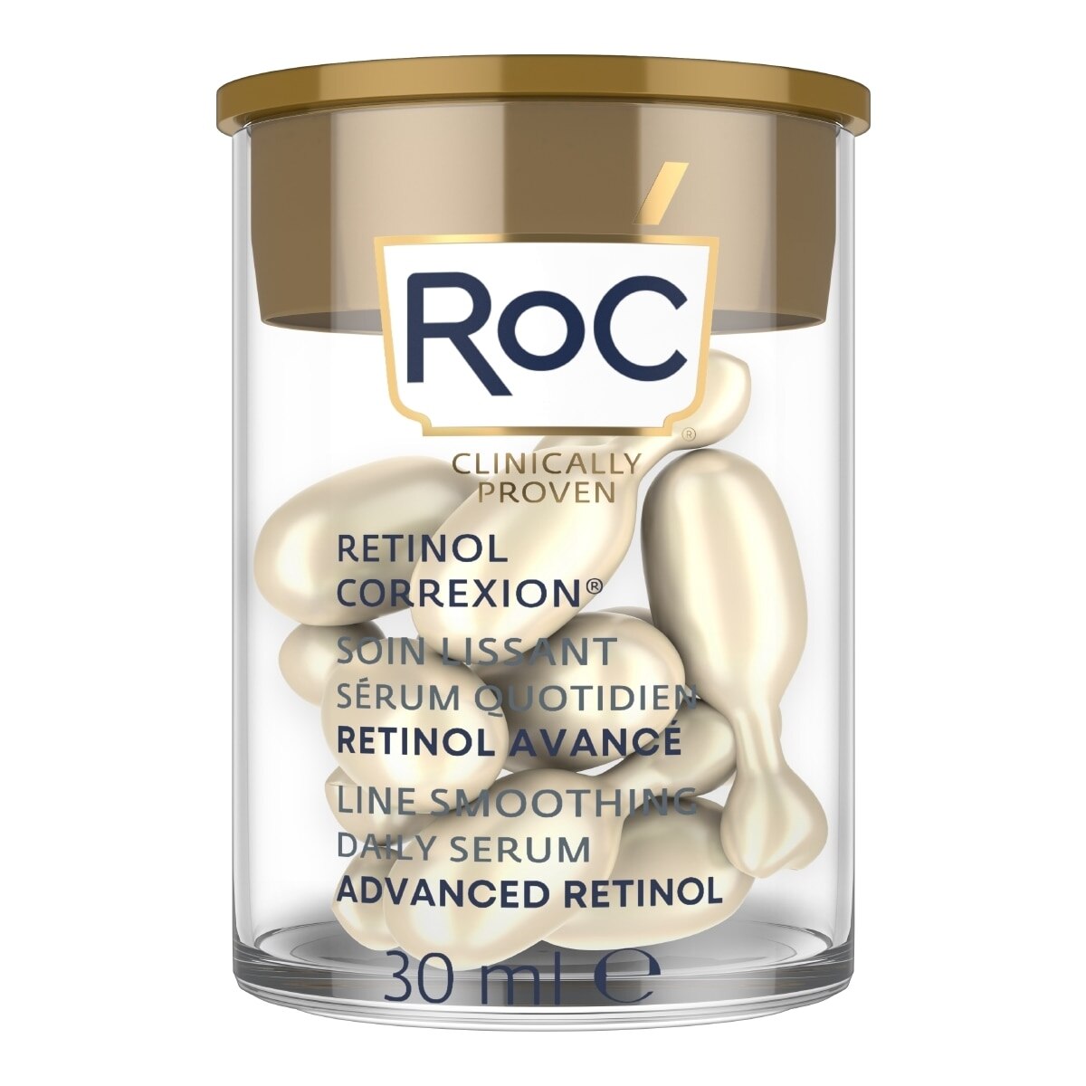 ROC, RETINOL CORRECTION® Soin lissant capsules sérum nuit