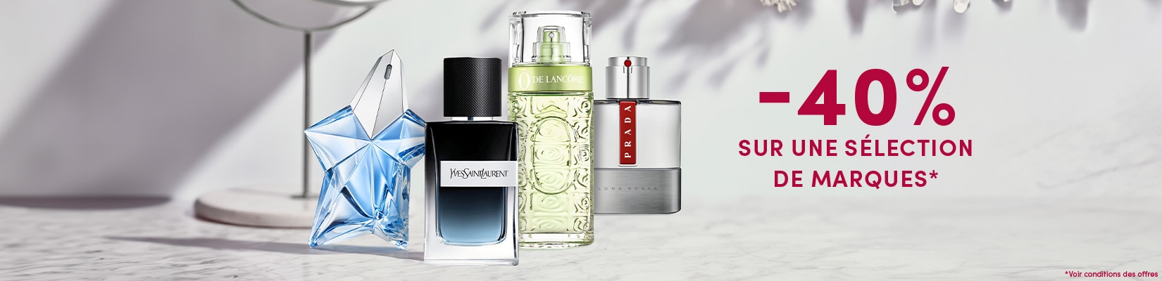 -40% sur une sélection de marques