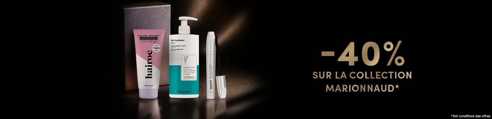 -40% sur une sélection de produits Marionnaud
