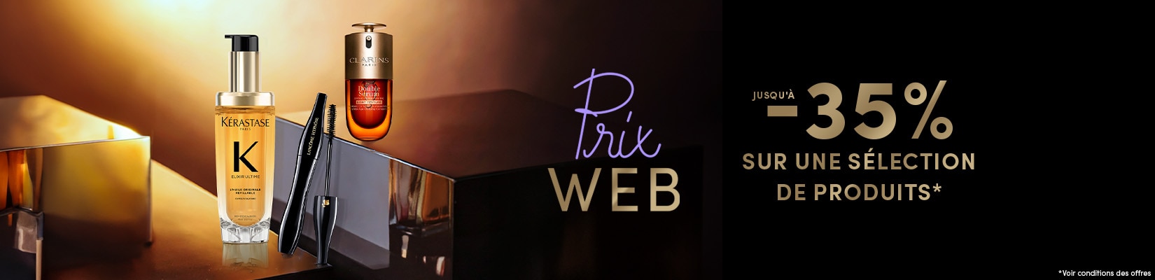 PRIX WEB -35% sur une sélection de produits