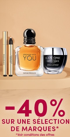 -40% sur une sélection de marques