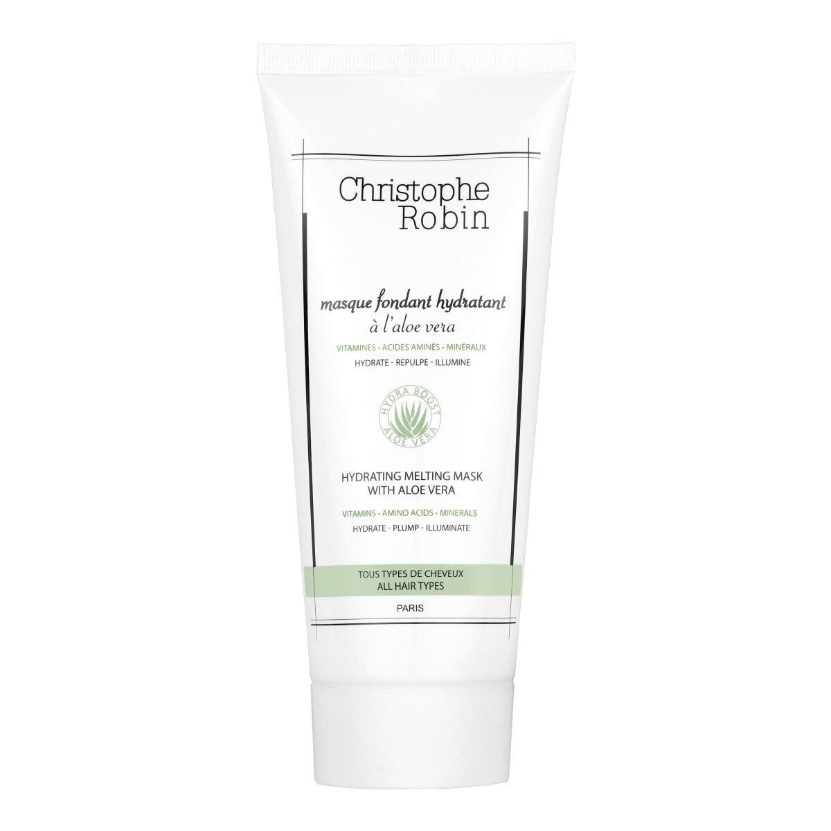 CHRISTOPHE ROBIN, HYDRATANTE Masque fondant hydratant à l’aloe vera