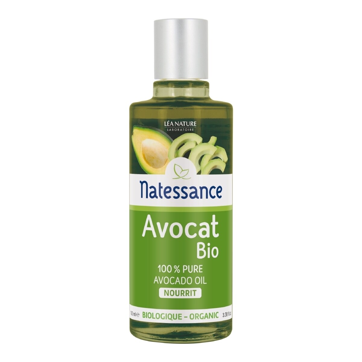 NATESSANCE, HUILES BIO, Huile d'avocat bio - 100% pure - nourrit