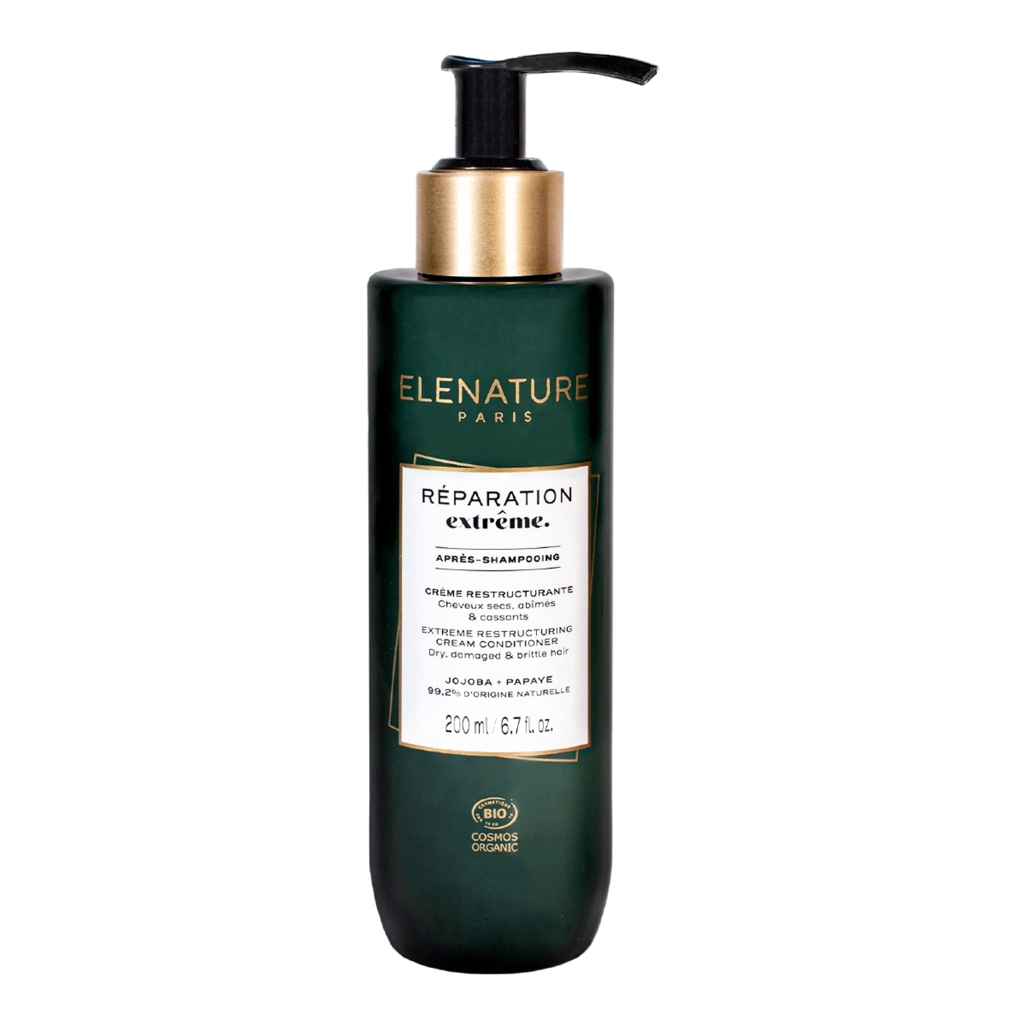 200ml ELENATURE REPARATION EXTREME Après-shampooing crème restructurante
