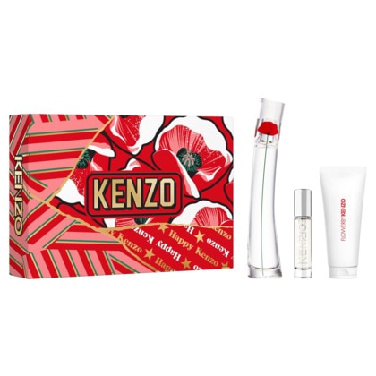  Kenzo FLOWER BY KENZO Coffret - eau de parfum + vaporisateur de voyage + lait corps  1 of 4 