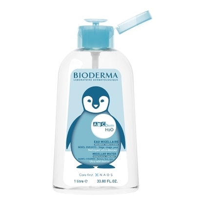 1200G BIODERMA ABCDERM H2O Eau nettoyante micellaire bébé & enfants - peau sèche  1 of 4 