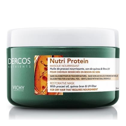 250ML VICHY DERCOS NUTRIENTS Masque nourrissant nutri protein cheveux secs  1 of 4 