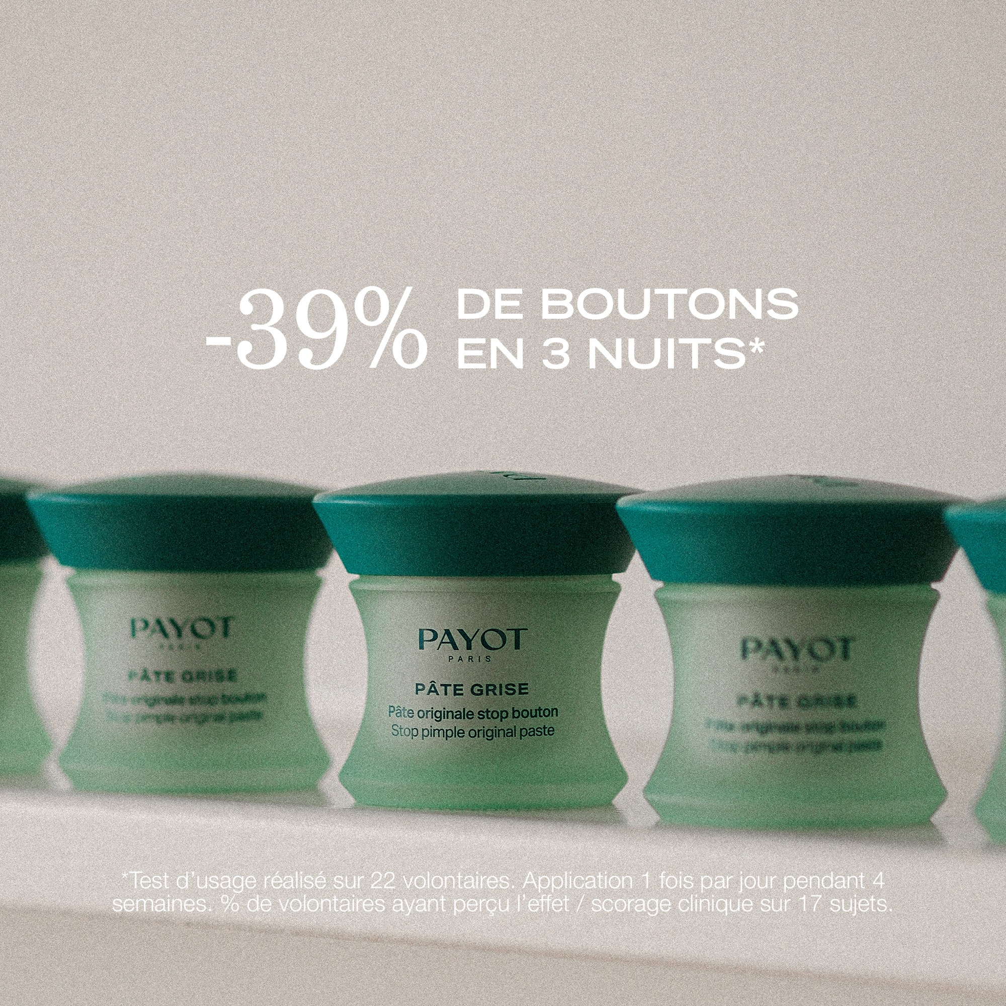 Pâte originale stop bouton