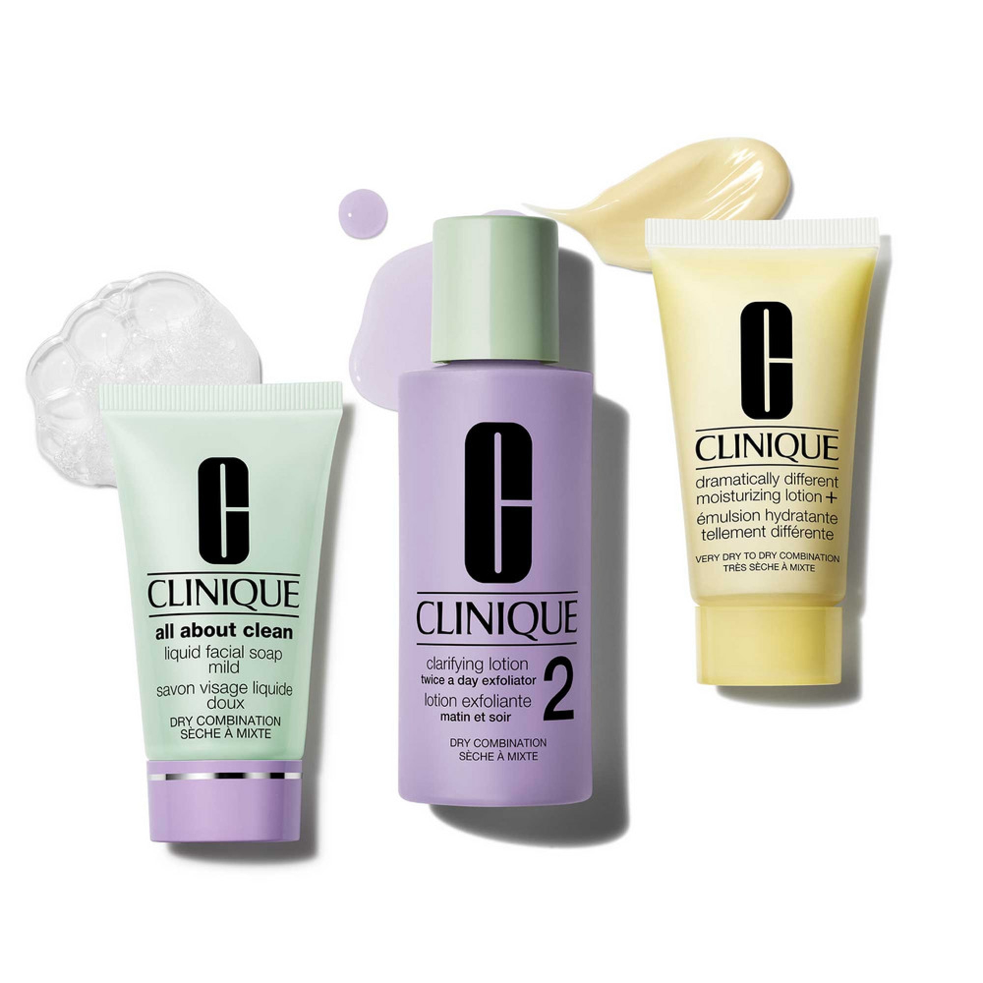 Clinique BASIC 3 TEMPS? Kit peau saine - sèche à mixte 1 of 2