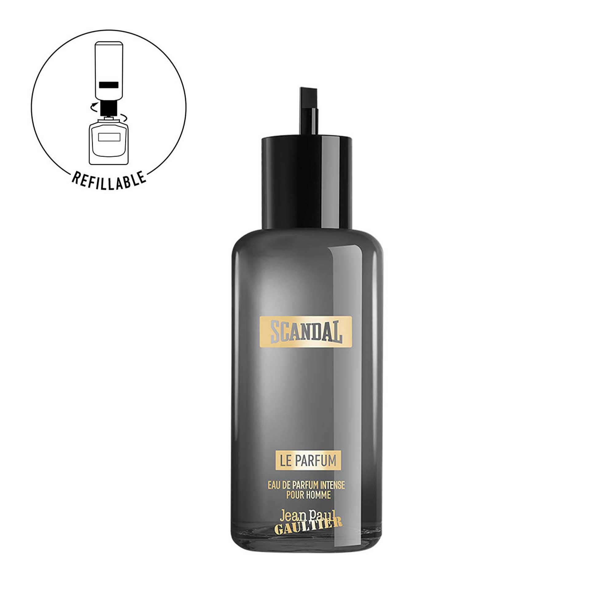 200mL Jean Paul Gaultier SCANDAL POUR HOMME LE PARFUM Eau de parfum - recharge 1 of 4