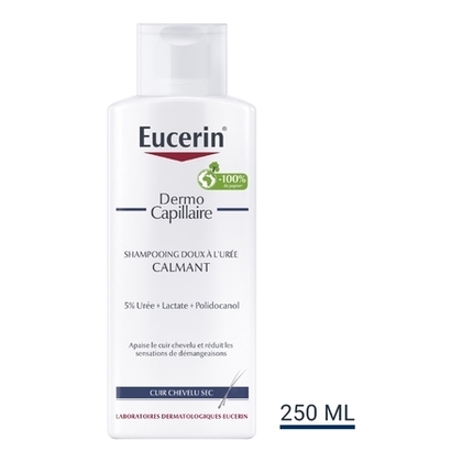 250ml EUCERIN DERMOCAPILLAIRE Shampooing calmant 5% d'urée  1 of 4 