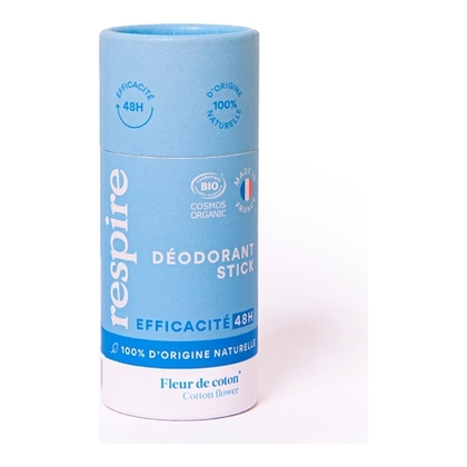 50G RESPIRE DEODORANT Déodorant stick carton fleur de coton  1 of 1 