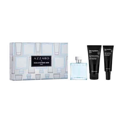  AZZARO SKIN SYSTEME : MEN x AZZARO Coffret eau de toilette et soins du visage rafraichissant  1 of 4 