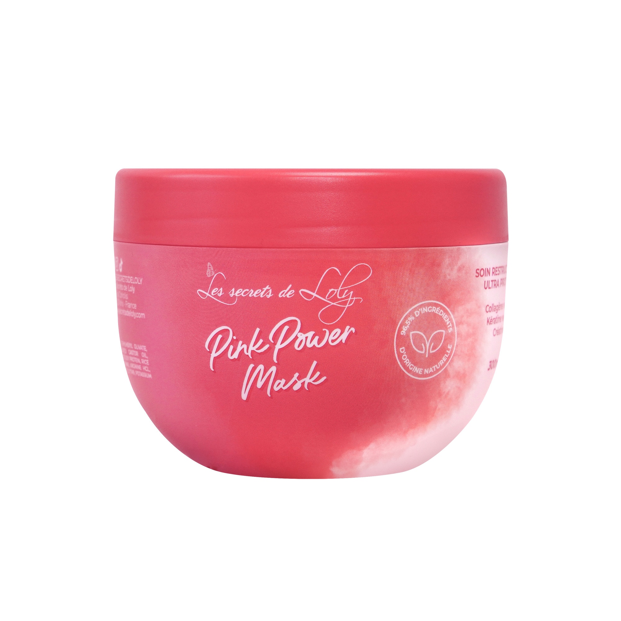 Les Secrets De Loly - Pink Power Mask - Soin Restructurant Ultra Protéiné - 300ml