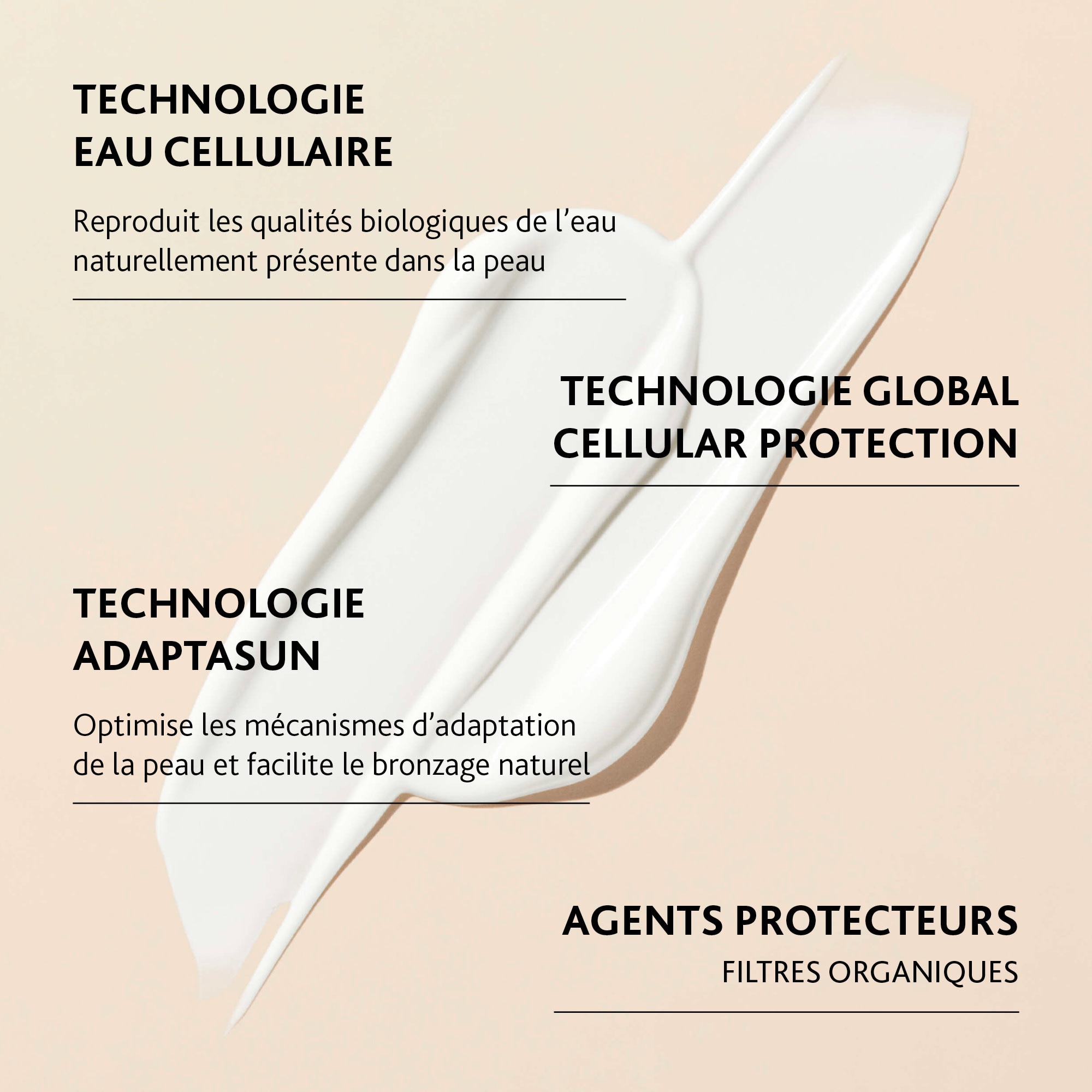 Crème solaire visage bronzante soleil modéré