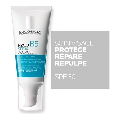 50mL LA ROCHE POSAY HYALU B5 Soin aquagel repulpant anti-photovieillissement SPF30  1 of 4 