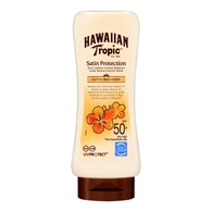 180ml HAWAIIAN TROPIC SATIN PROTECTION Lotion haute protection solaire SPF50+  1 of 2 