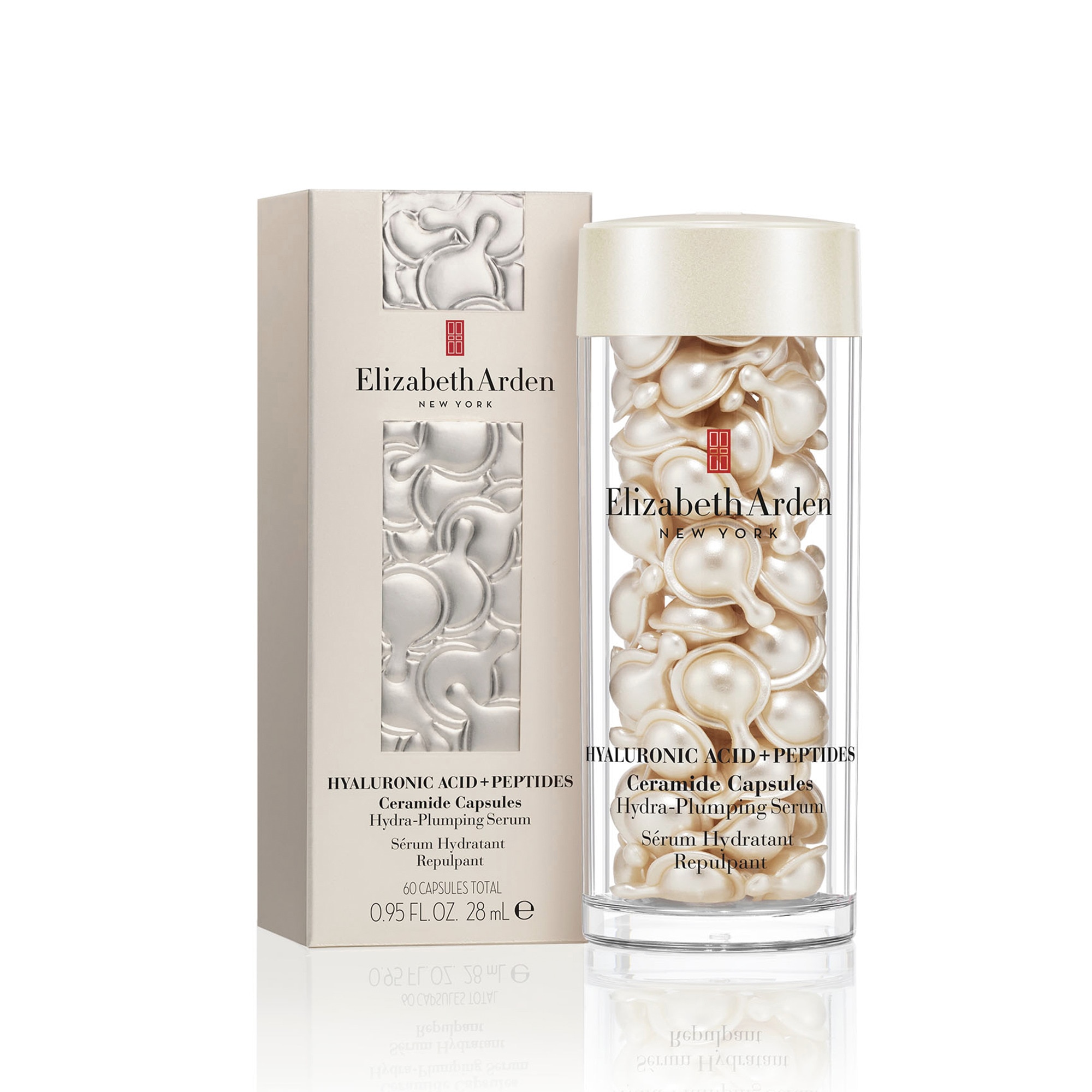 Hyaluronic acid + peptides ceramide capsules sérum hydratant repulpant