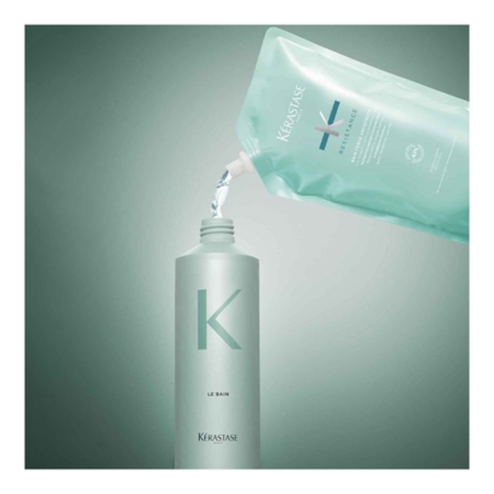 Éco-recharge shampoing bain force architecte