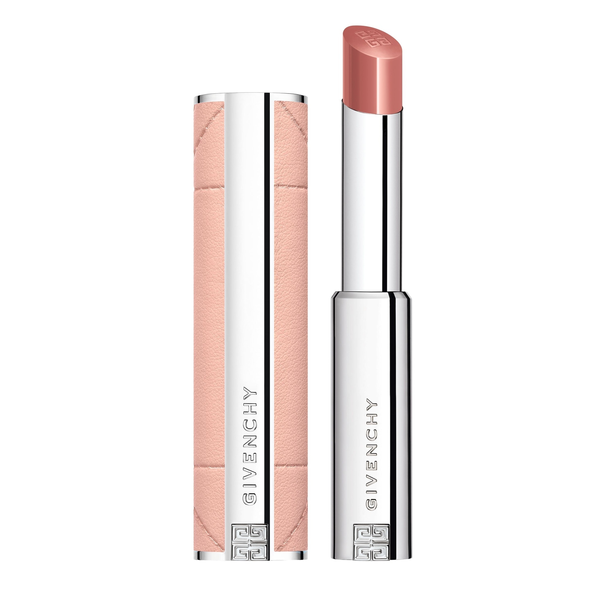 Givenchy - Rose Perfecto Shine Serum Lipstick - Rouge À Lèvres Brillant Et Soin - N110 - Milky Nude
