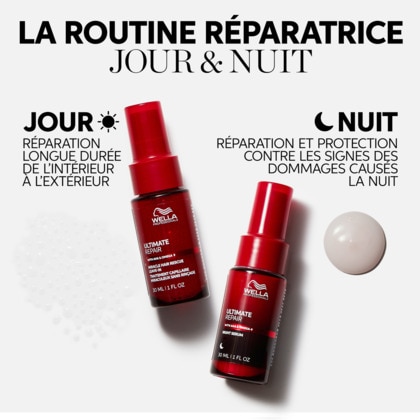 30ML WELLA PROFESSIONALS ULTIMATE REPAIR Sérum de nuit sans rinçage pour cheveux abîmés  1 of 4 