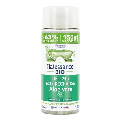 150ml Natessance DÉODORANTS BIO Recharge déodorant aloe vera  1 of 1 