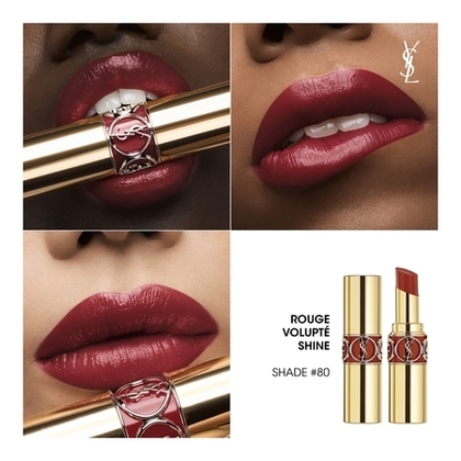  Yves Saint Laurent ROUGE VOLUPTÉ SHINE OIL-IN-STICK Couleur, soin et brillance longue tenue  1 of 4 