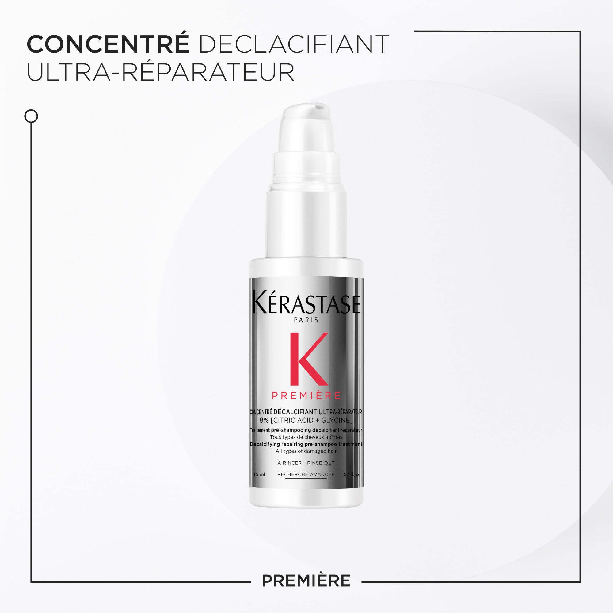  KÉRASTASE PREMIERE Coffret - découverte bain et concentré décalcifiant pour cheveux abîmés  1 of 4 