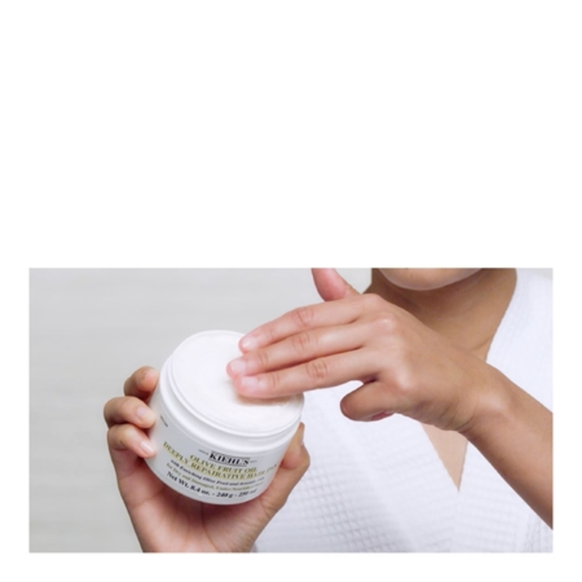 Masque réparateur à l'huile d'olive cheveux secs