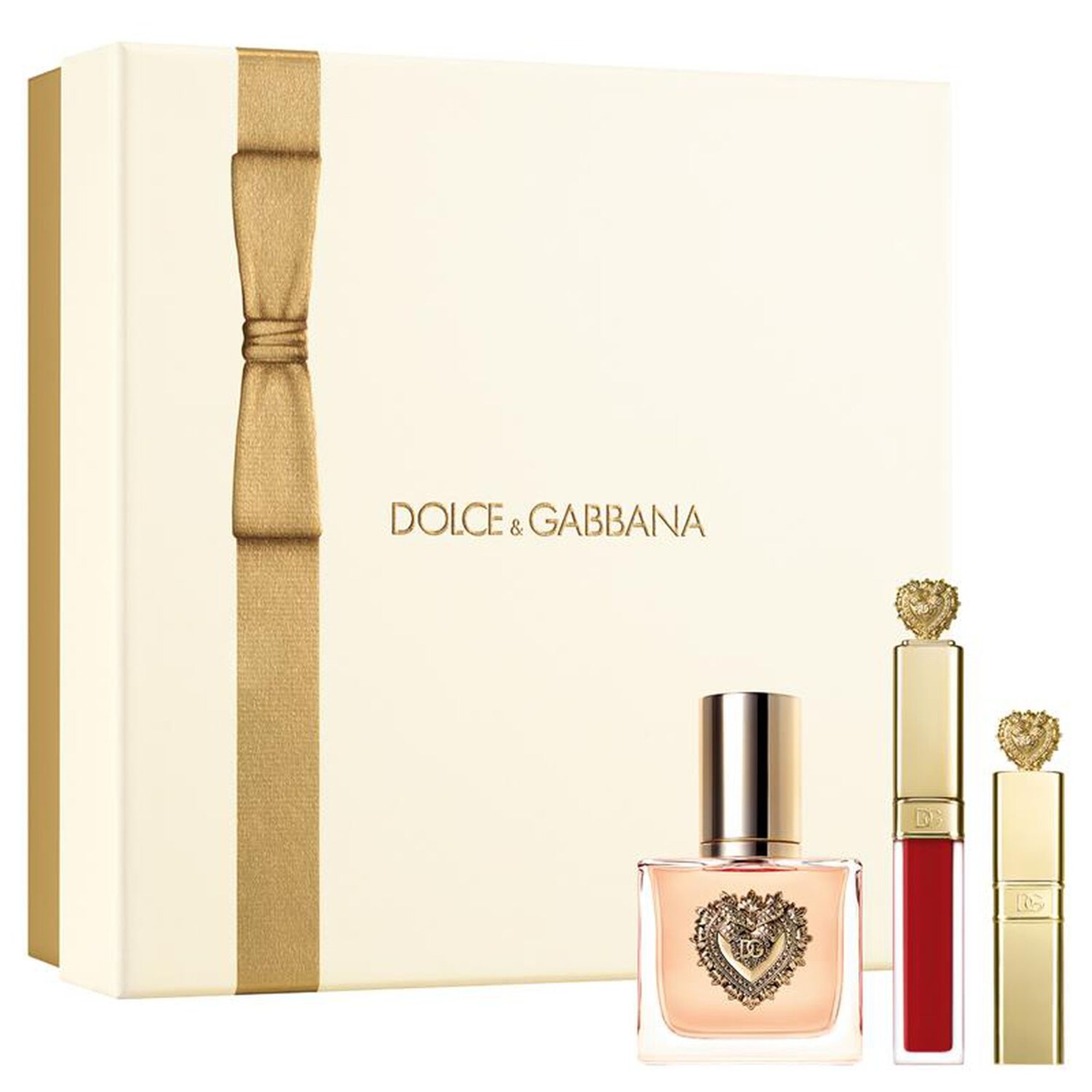 DOLCE&GABBANA DEVOTION Coffret - eau de parfum + lipstick devotion + mini mascara 1 of 1 Coffret - eau de parfum + lipstick devotion + mini mascara