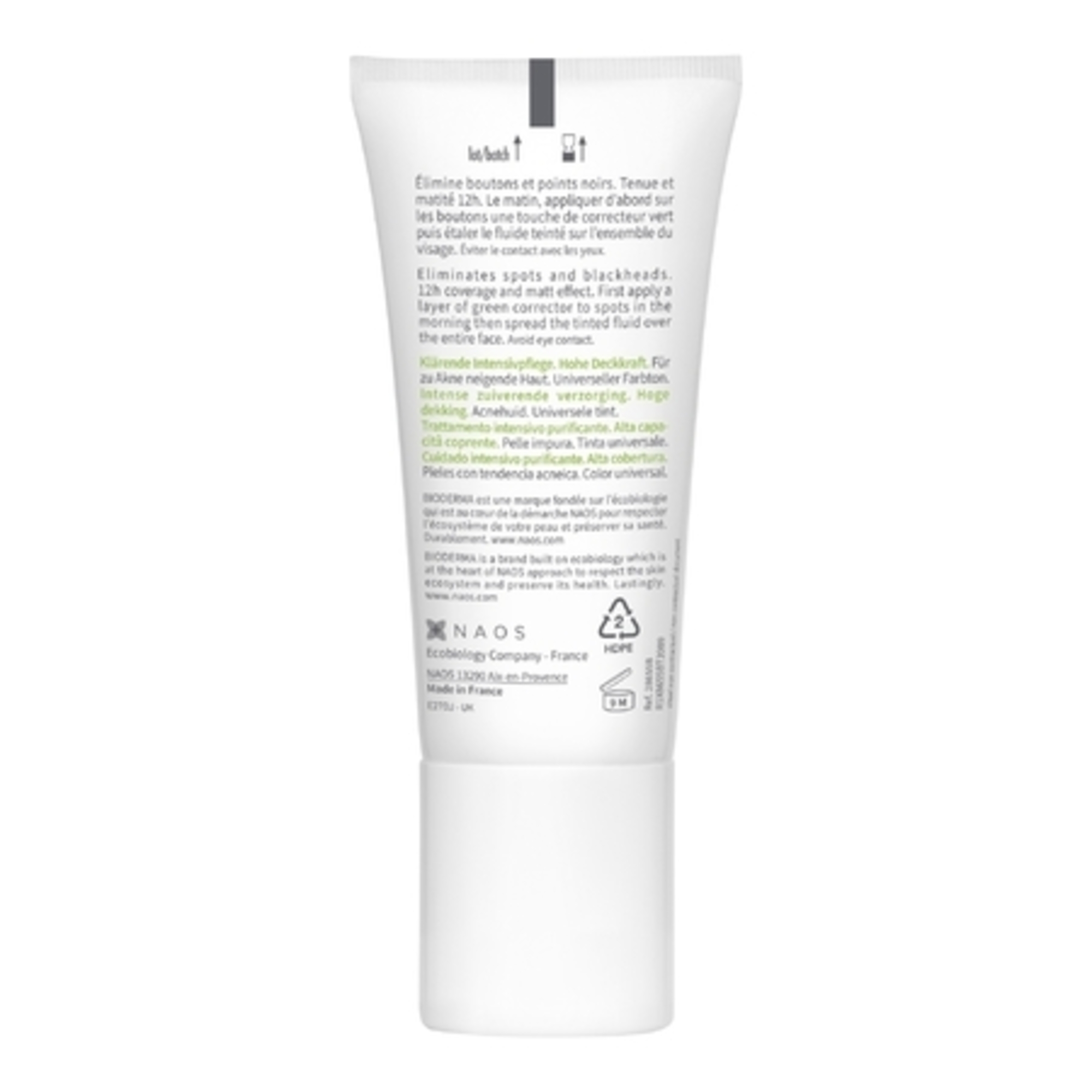 Crème teintée peau grasse