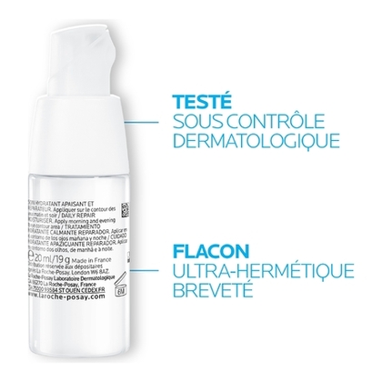 20ML LA ROCHE POSAY TOLERIANE DERMALLERGO Soin yeux hydratant 48h apaise & répare  1 of 4 