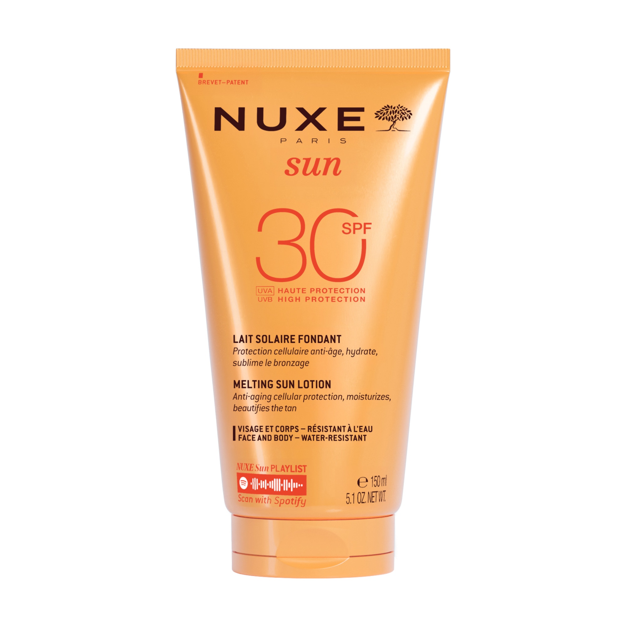 150ML Nuxe NUXE SUN Lait solaire fondant spf30 Lait solaire fondant spf30
