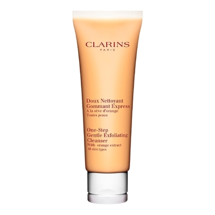 125ML Clarins SOINS DEMAQUILLANTS Doux nettoyant gommant express  1 of 3 