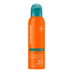 Brume invisible rafraîchissante application peau mouillée spf30