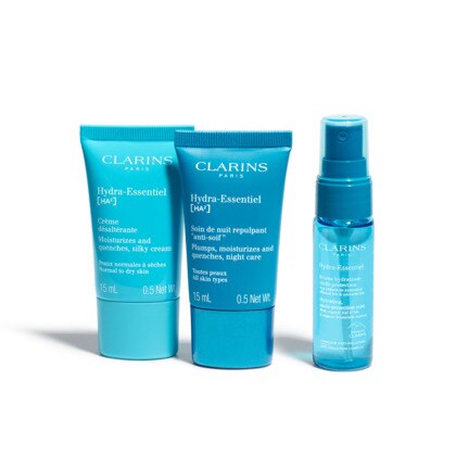  Clarins HYDRA-ESSENTIEL Kit découverte soin visage hydratant  1 of 4 