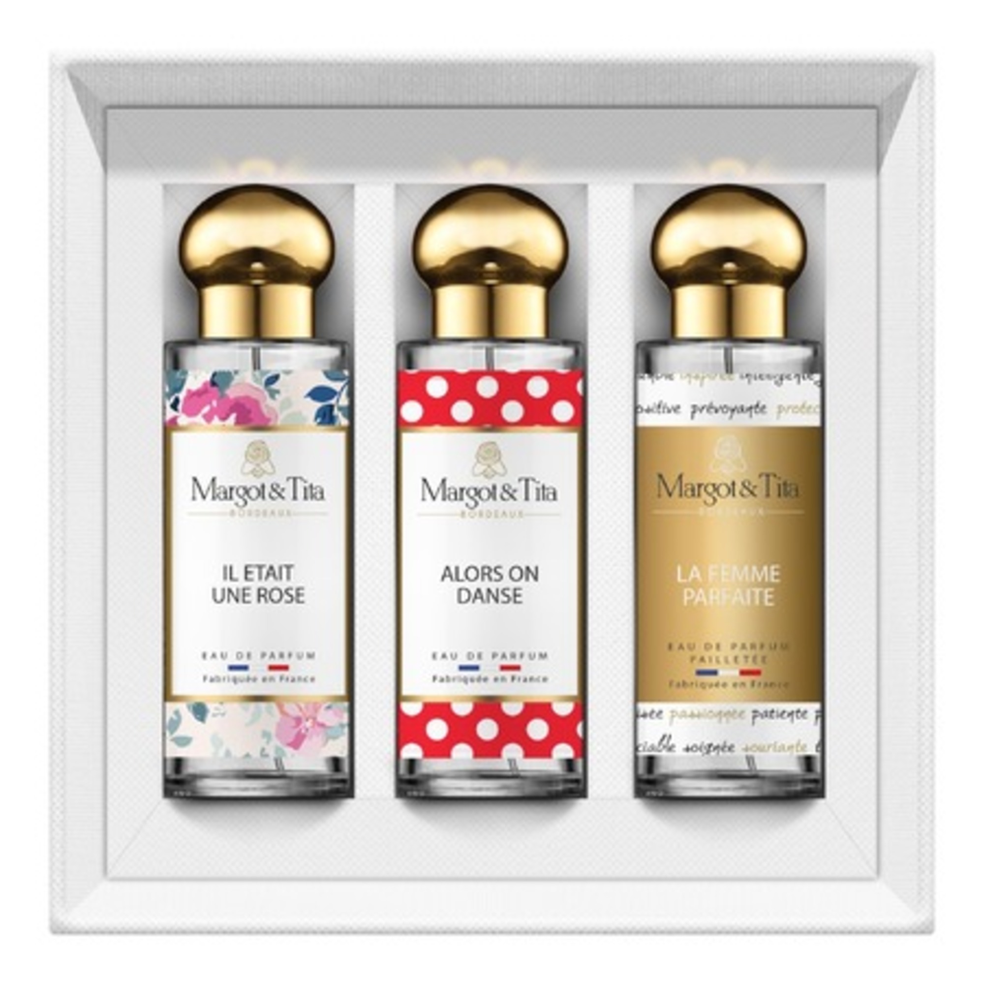 COFFRET IL ÉTAIT UNE ROSE, ALORS ON DANSE ET FEMME PARFAITE