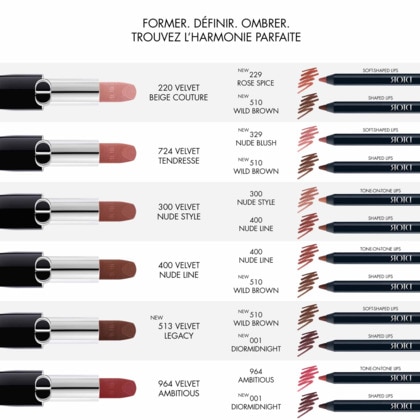  DIOR ROUGE DIOR Crayon contour des lèvres sans transfert - longue tenue  1 of 4 