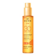 Huile bronzante haute protection spf30